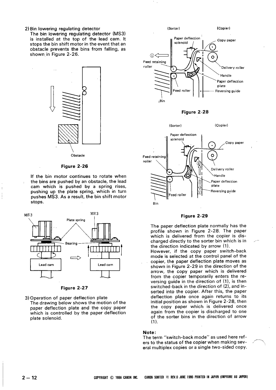 Canon Options Sorter-VI Parts and Service Manual-3